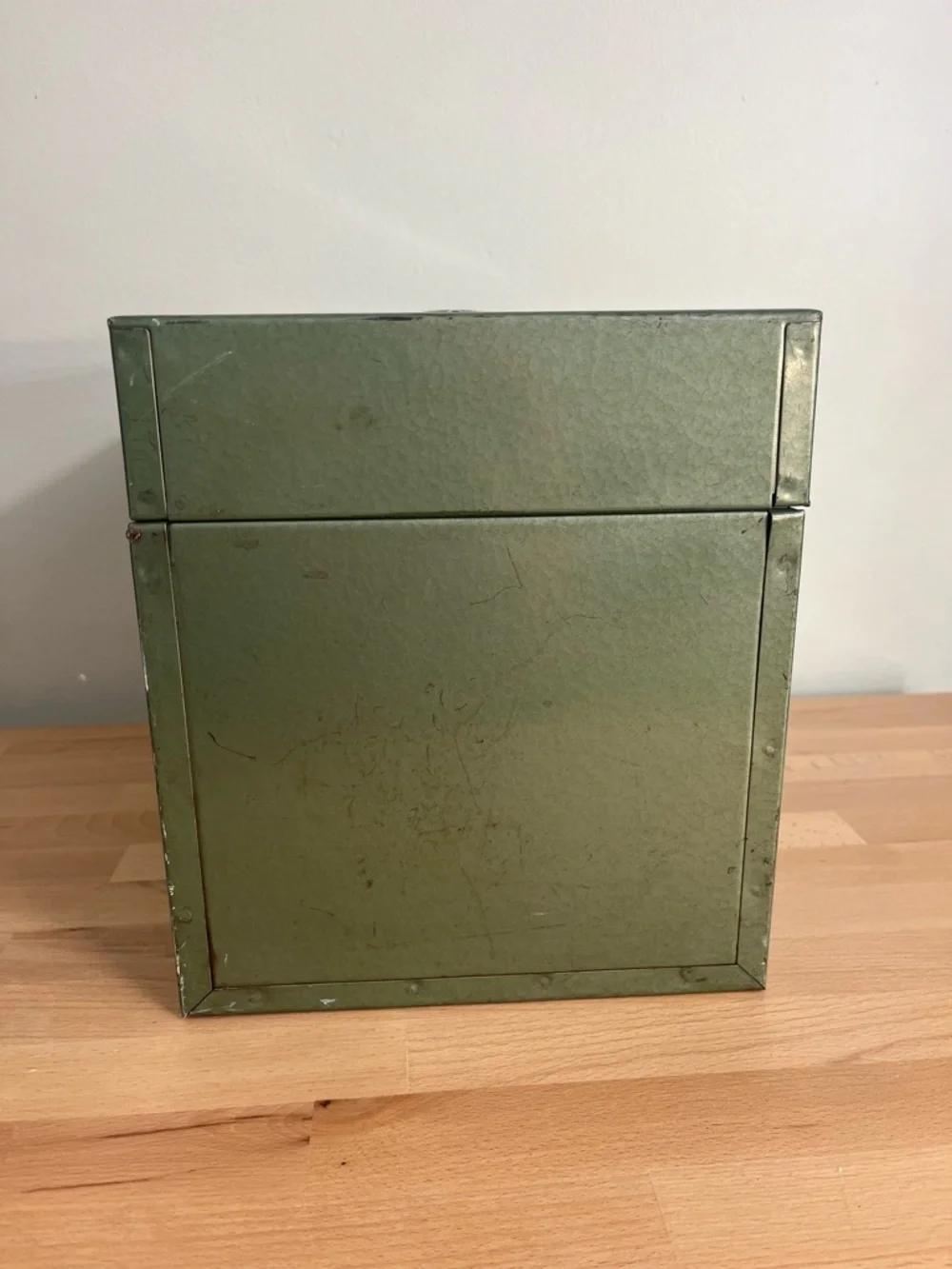 Vintage Hamilton Skotch Corp Giant Porta-File Metal Storage Box Fair Condition